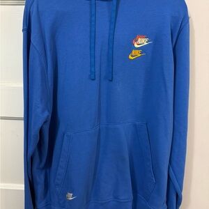 Nike Men's Vibrant Blue Hoodie
